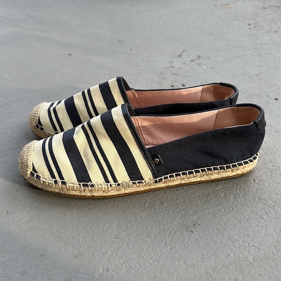 Kate Spade Striped Navy espadrilles size 9.5 - Picture 3 of 8